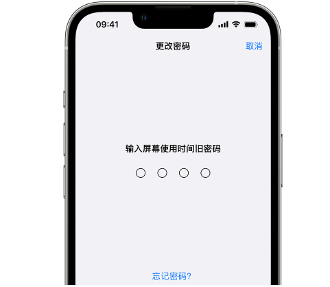 凤阳iPhone屏幕维修分享iPhone屏幕使用时间密码忘记了怎么办 