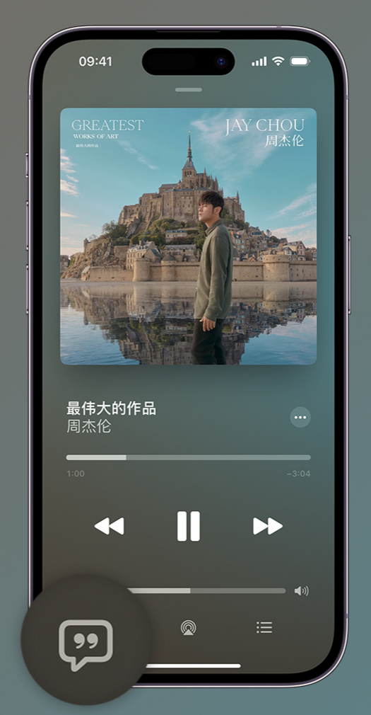 凤阳iphone维修分享如何在iPhone上使用Apple Music全新唱歌功能 