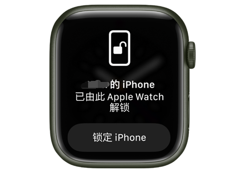 凤阳苹果手机维修分享用 AppleWatch 解锁配备面容 ID 的 iPhone方法 