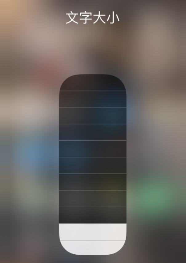 凤阳苹果手机维修分享小技巧：在 iPhone 控制中心快速调节字体大小 