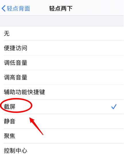 凤阳苹果手机维修分享iPhone12如何启用双击截屏 